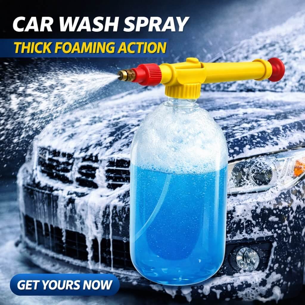 Car Wash Liquid (2.5L) + Foam Spray - Image 2